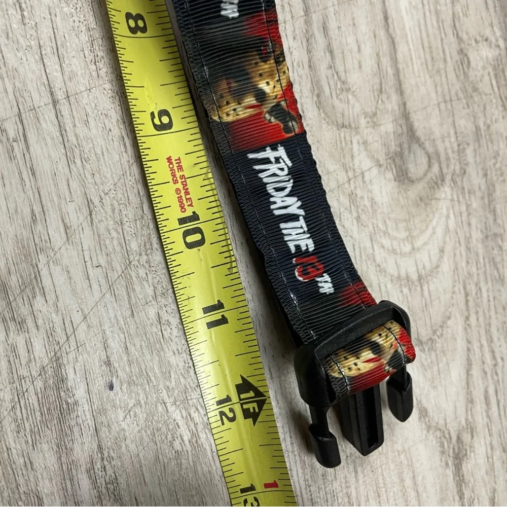 Friday The 13th Dog Collar With Reflective Clip Halloween Adjustable 19.5-11.5”